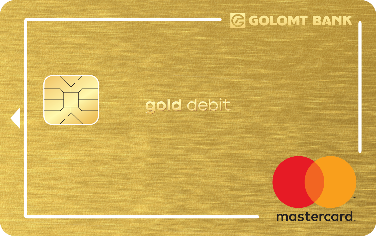 The Gold debit card