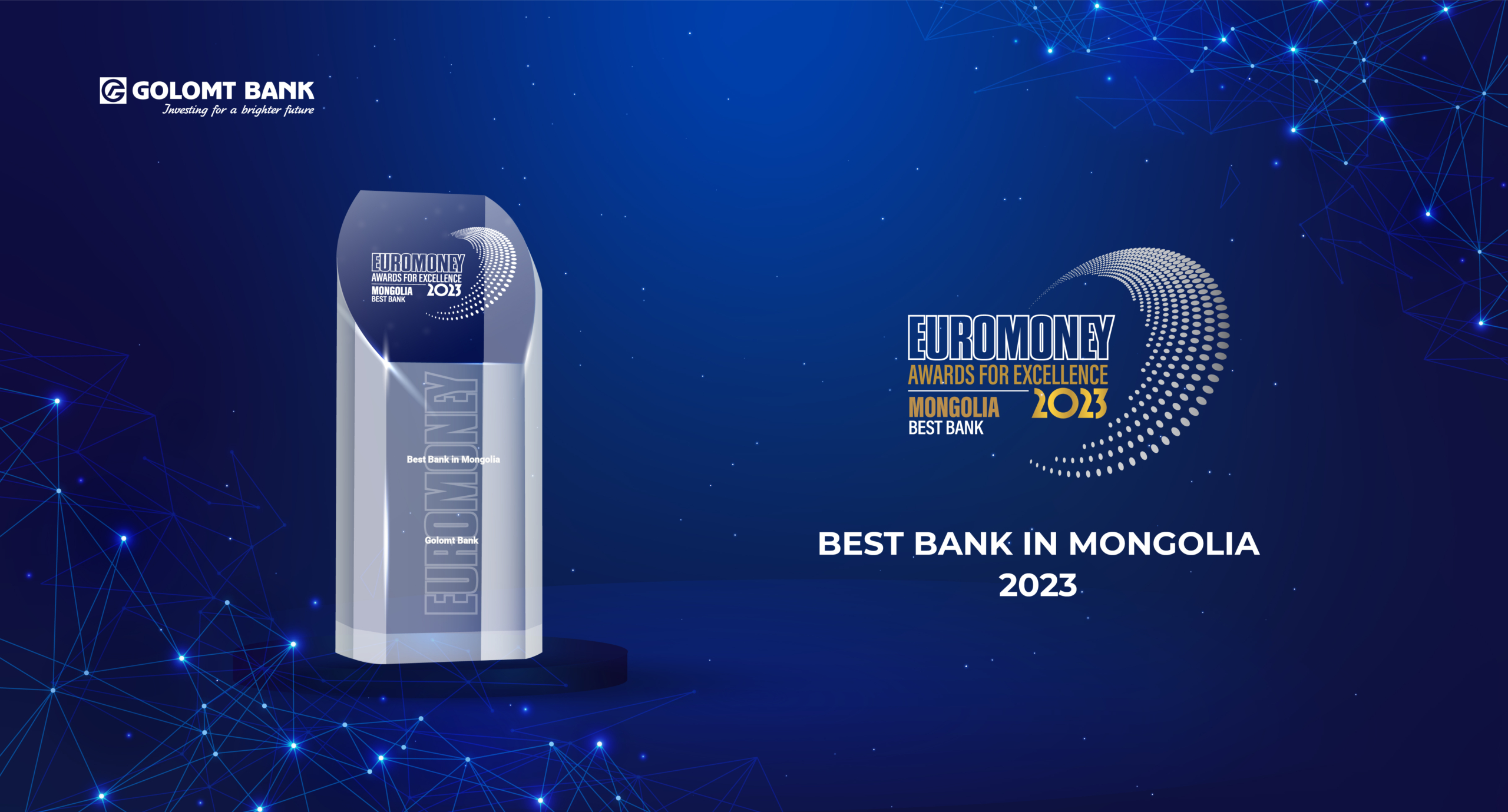 Euromoney names Golomt Bank the “Best Bank in Mongolia 2023”