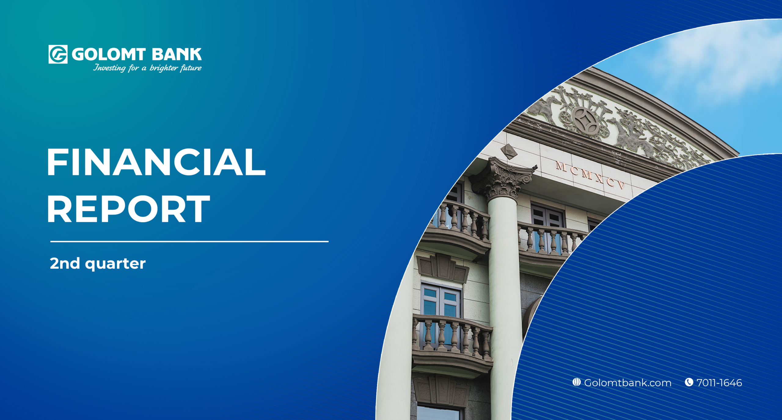 Golomt Bank released unaudited 2nd quarter of 2023 financial report